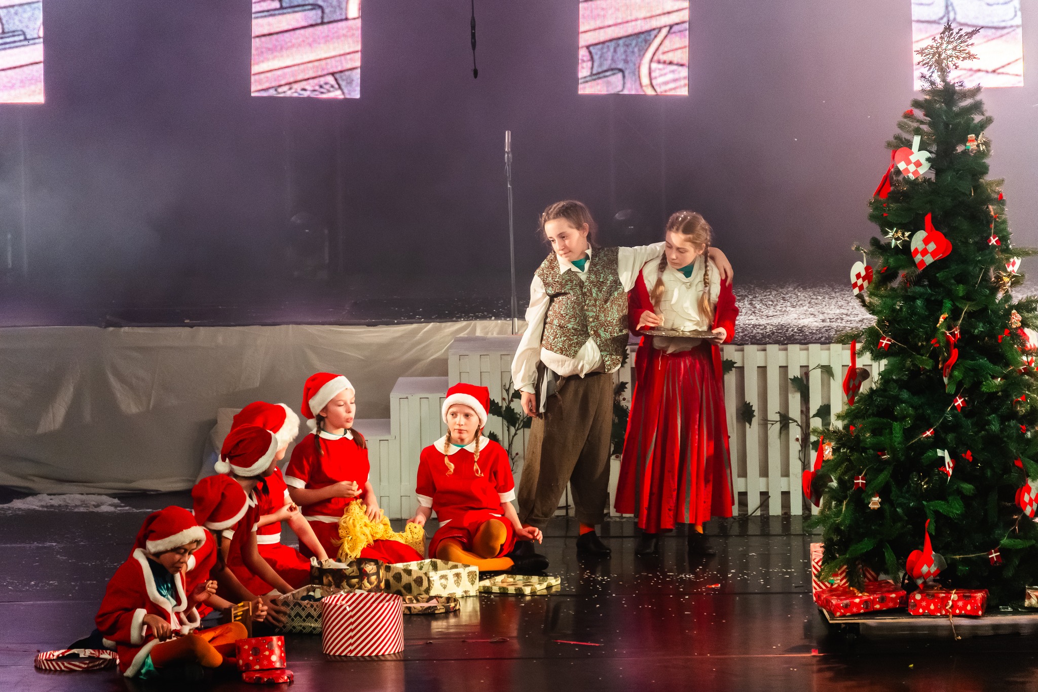 Laura i sceneoptræden fra vintershow